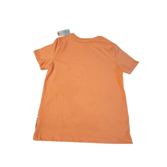 Cat & Jack Orange Graphic T-Shirt L(10/12) Cotton Crewneck design classic fit - Picture 6 of 6